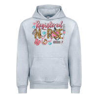 Heather Grey Registered Nurse Urban Hoodie - LillyAllenDesigns