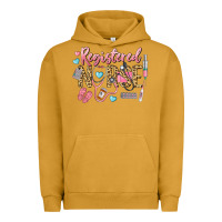 Pigment Peanut Butter Registered Nurse Urban Hoodie - LillyAllenDesigns