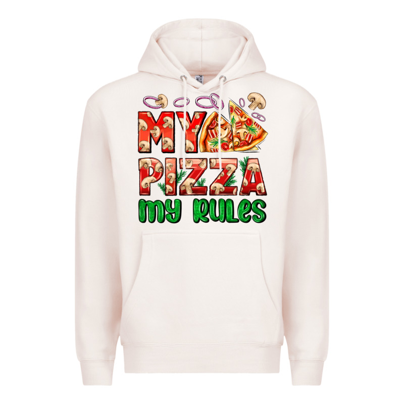 My Pizza  My Rules Premium Hoodie by AdoDesignShop | Teevron