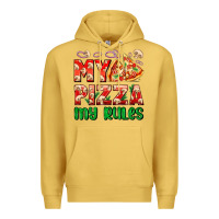 My Pizza  My Rules Premium Hoodie | Teevron