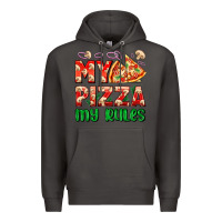 Smoke my pizza  my rules Premium Hoodie - AdoDesignShop