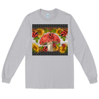 Moon Dust ladybug mushrooms Long Sleeve Tee - BarkalooDesign