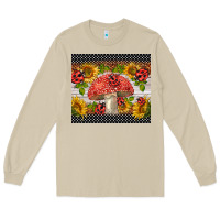Mushroom ladybug mushrooms Long Sleeve Tee - BarkalooDesign