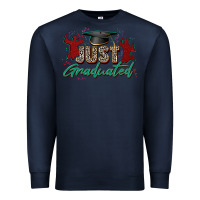 Navy just graduated Premium Sweatshirt - Zillion Design Studio