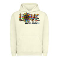 Pigment Pistachio love sunflower autism awareness Urban Hoodie - BarkalooDesign