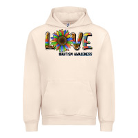 Sandshell love sunflower autism awareness Urban Hoodie - BarkalooDesign