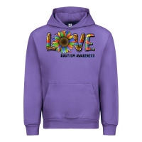 Tulip love sunflower autism awareness Urban Hoodie - BarkalooDesign