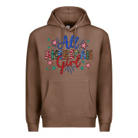 Chestnut all american girl Premium Hoodie - Artiststas