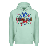 Seafoam all american girl Premium Hoodie - Artiststas