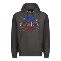 Smoke all american girl Premium Hoodie - Artiststas