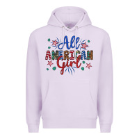 Lilac all american girl Premium Hoodie - Artiststas