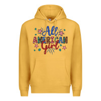 Mustard all american girl Premium Hoodie - Artiststas
