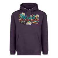 Plum blessed teacher Heavyweight Hoodie - texasbilliewilder
