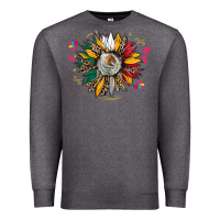 Charcoal Heather mexican sunflower Premium Sweatshirt - CTS Tumbler Store
