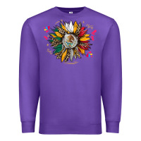 Purple mexican sunflower Premium Sweatshirt - CTS Tumbler Store