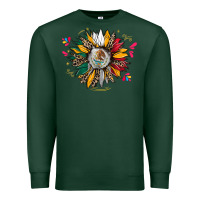 Sports Green mexican sunflower Premium Sweatshirt - CTS Tumbler Store