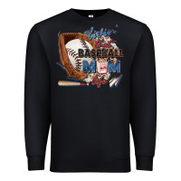 Black livin' that baseball mom life Premium Sweatshirt - Zillion Design Studio