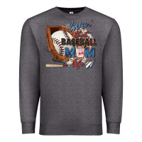 Charcoal Heather livin' that baseball mom life Premium Sweatshirt - Zillion Design Studio