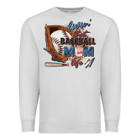 Dove Grey livin' that baseball mom life Premium Sweatshirt - Zillion Design Studio