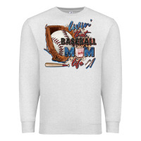 Oatmeal Heather livin' that baseball mom life Premium Sweatshirt - Zillion Design Studio