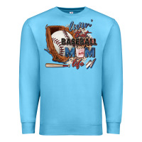 Ocean Blue livin' that baseball mom life Premium Sweatshirt - Zillion Design Studio