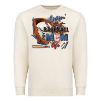 Sandshell livin' that baseball mom life Premium Sweatshirt - Zillion Design Studio