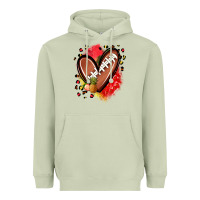 Matcha fruits and football heart Heavyweight Hoodie - Zillion Design Studio
