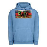 Pigment Pebble Blue mama Christmas Urban Hoodie - Jasminsmagicworld