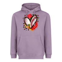 Lavender fruits and baseball heart Heavyweight Hoodie - Zillion Design Studio