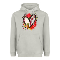 Fruits And Baseball Heart Heavyweight Hoodie | Teevron