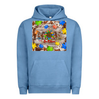 Pigment Pebble Blue autism mom Urban Hoodie - BarkalooDesign
