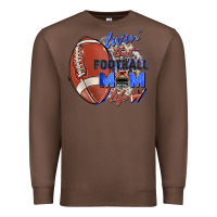 Chestnut livin' that football mom life Premium Sweatshirt - Zillion Design Studio