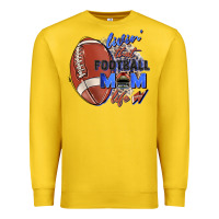 Lemon livin' that football mom life Premium Sweatshirt - Zillion Design Studio