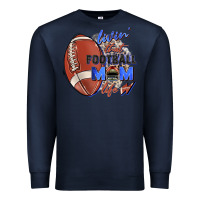 Navy livin' that football mom life Premium Sweatshirt - Zillion Design Studio