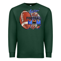 Sports Green livin' that football mom life Premium Sweatshirt - Zillion Design Studio
