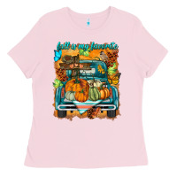 Bubblegum Pink fall is my favorite Ladies Tee - BarkalooDesign