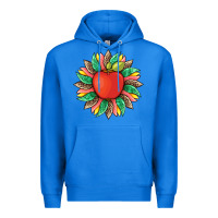 True Royal teacher apple and sunflower with leopard and tooled leather Premium Hoodie - Artiststas