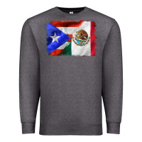 Charcoal Heather mexico and puerto rico Premium Sweatshirt - CTS Tumbler Store