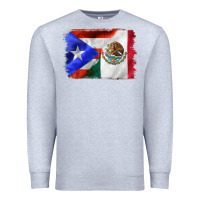 Heather Grey mexico and puerto rico Premium Sweatshirt - CTS Tumbler Store
