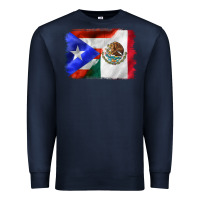 Navy mexico and puerto rico Premium Sweatshirt - CTS Tumbler Store