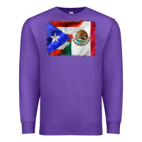 Purple mexico and puerto rico Premium Sweatshirt - CTS Tumbler Store