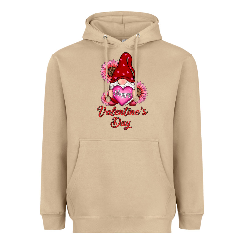 Happy Valentine's Day Gnomes With Sunflower Heavyweight Hoodie by RanaPortraitStore | Teevron