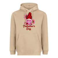 Mushroom happy valentine's day gnomes with sunflower Heavyweight Hoodie - RanaPortraitStore