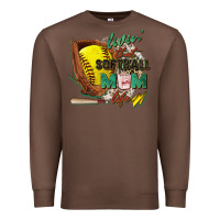 Chestnut livin' that softball mom life Premium Sweatshirt - Zillion Design Studio