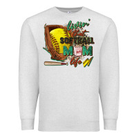 Oatmeal Heather livin' that softball mom life Premium Sweatshirt - Zillion Design Studio