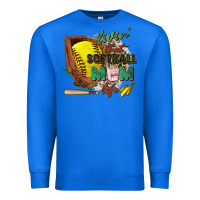 True Royal livin' that softball mom life Premium Sweatshirt - Zillion Design Studio