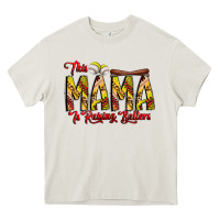 Cream this mama is raising ballers softball and baseball Heavy Core Tee - CowhideDigitalArt