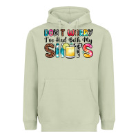 Matcha don t worry i ve had both my shots Heavyweight Hoodie - Zillion Design Studio