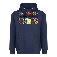 Navy don t worry i ve had both my shots Heavyweight Hoodie - Zillion Design Studio