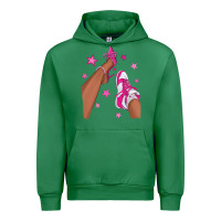 Emerald afro sneakers and heels Urban Hoodie - NancyCooperArtShop